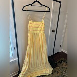Petal & Pup Yellow and Pink Maxi Dress